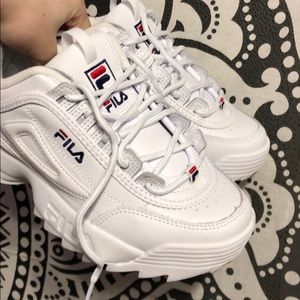 White Fila Falcons
